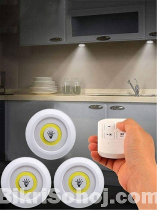 Smart Remote Control LED Light (Set of 3)